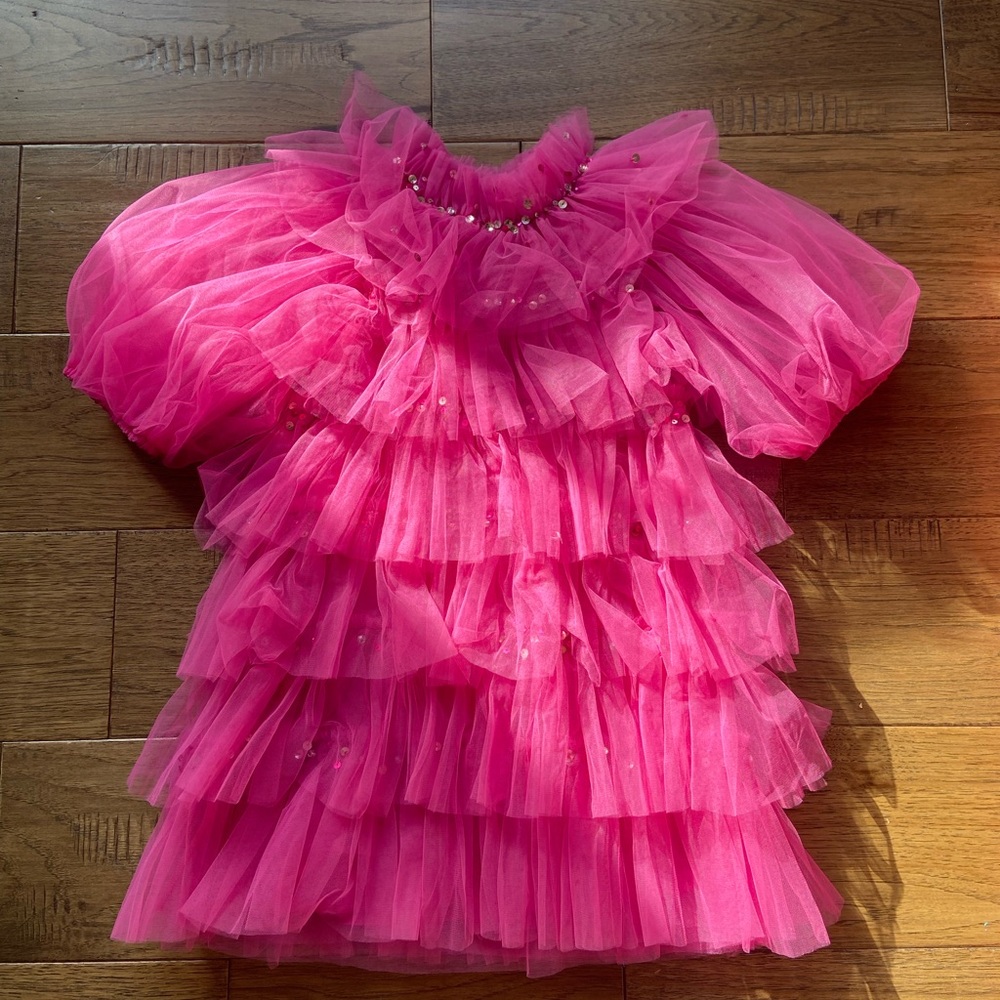 Tutu Du Monde Fuchsia Ruffled Dress